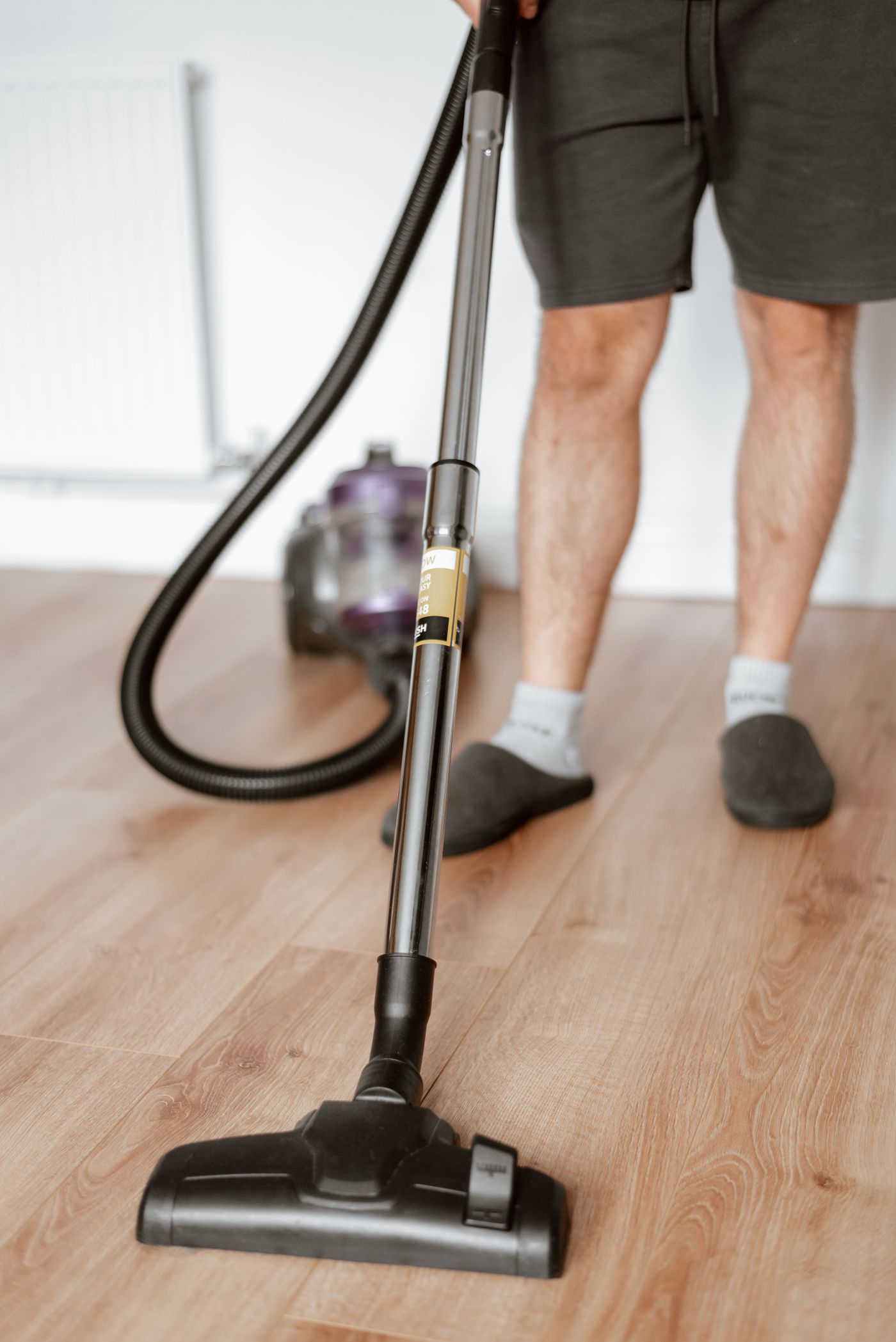 Water damage restoration technician at work in Allentown, PA